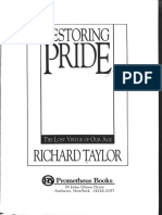 Restoring Pride - The Lost Virtue of Our Age