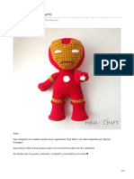 Minasscraft Com-Iron Man Amigurumi