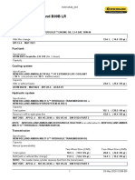 NH B90B, B90BLR - Fluids Specification & Maintenance Chart