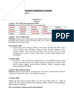 Movement Competency Training Module No. 9