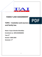 20FLICDDN02055 Family Law 2nd Assignment