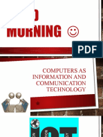 Computers As Information and Communication Technology