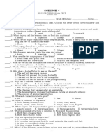 sCIENE 4 - 2ND QTR EXAM