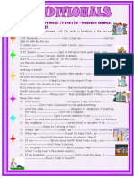 Conditionals 1 - 2 - 3 Practice On 3 Pages