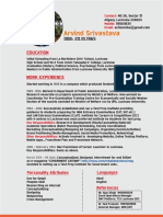 Arvind Resume