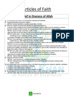 O Level Islamiat Notes - Articles of Faith-Umar Khan