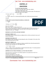 CBSE Class 9 Physics Gravitation