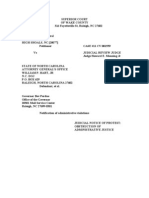 8.19.11 Obstruction of Admin Justice NC Traffic Case