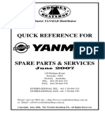 Yanmar Parts Quick Reference 2007