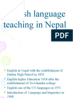 ELT in Nepal