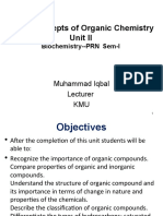 Basic Concepts of Organic Chemistry Unit II