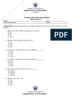 Math Grade 5 Regional-Mid-Year-Assessment with-TOS