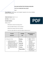 Reading Writing Speaking Listening Viewing Representing