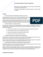 Capabilities and Capacity Building in Disaster Preparedness SALVAN