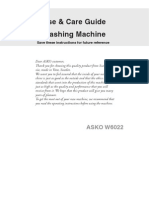 Use & Care Guide Washing Machine: ASKO W6022