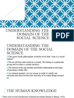 Understanding The Domain of The Social Science