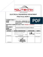 Electrical Engineering Department Practical Work 1