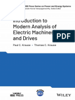 (IEEE Press Series On Power and Energy Systems) Paul C. Krause, Thomas R. Krause - Introduction To Modern Analysis of Electric Machines and Drives-Wiley-IEEE Press (2022) PDF