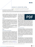 Hepatitis A Virus Transmission in A Dental Clinic Setting