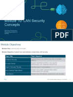 Module 10: LAN Security Concepts: Switching, Routing and Wireless Essentials v7.0 (SRWE)