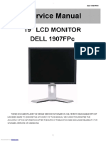 19" LCD Monitor Dell 1907Fpc: Service Manual