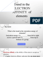 Electron Affinity