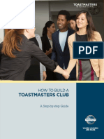 How To Build A Toastmasters Club