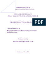 ECON 47315-IPE 2018-LH 8-Methodology of Islamic Political Economy-Maqasid AlShariah