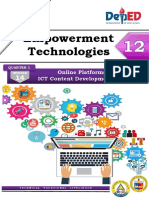 Empowerment Technologies: Online Platforms For ICT Content Development (Part 2)