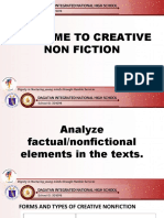 ANALYZING Factual or Nonfictional Elements