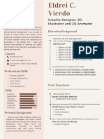 CV and Resume - Eldrei Vicedo