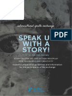 Speak Up With A Story!: Intercultural Youth Exchange