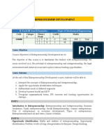 Entrepreneurship Development: B. Tech III Year II Semester Dept. of Mechanical Engineering