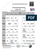 Grades: G7A: Sunday