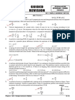 Guided Revision: Section-I Single Correct Answer Type 14 Q. (3 M (-1) )