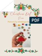 Christmas Doll Eva: Pattern by @missgurumii