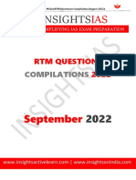 RTM Sept 2022 Questions Compilation
