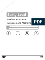 Cfe N 212 Cfe Early Level Baseline Maths Test - Ver - 3