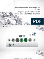 M1 Lesson 1 Introduction To Science Technology and Society