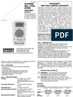 Sperry Dm-350a Test Meter Manual