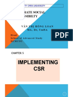 Implementing CSR
