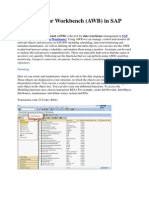 Administrator Workbench in SAP BW