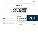 Group 70 - COMPONENT LOCATIONS - Mitsubishi Outlander III - Wiring Diagrams