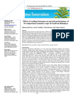 Effect of Rooting Hormones On Growth Performance of