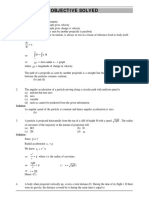 Kinematics-02 - Objective Solved