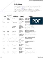 Interjections 01