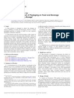 Determining Effect of Packaging On Food and Beverage Products During Storage