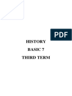 JSS1 History Lesson Note Third Term