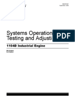 Systems Operation Testing and Adjusting: 1104D Industrial Engine