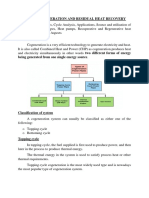 Unit Iv Cogeneration and Residual Heat Recovery